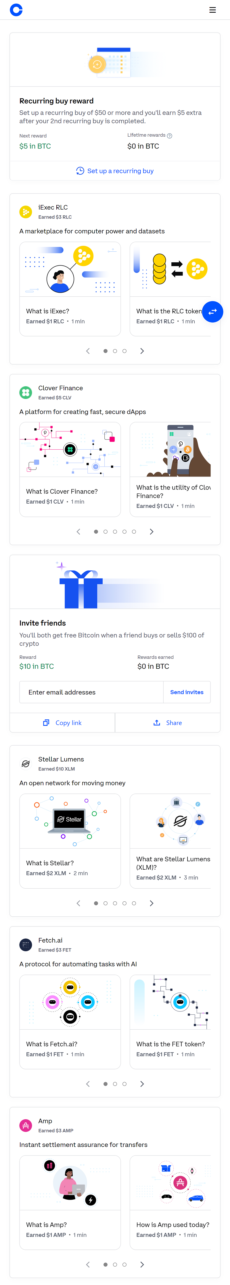 Claim Free Cryptocurrency from Coinbase